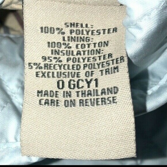 Gorgeous VTG Womens ICE BLUE Medium LL Bean Quilted Lined Barn Vest Perfect! - Picture 7 of 8